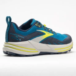 Brooks Cascadia 16 Men's Mykonos Blue/Peacoat/Lime -Wayfinder Shoe Shop 047325 6