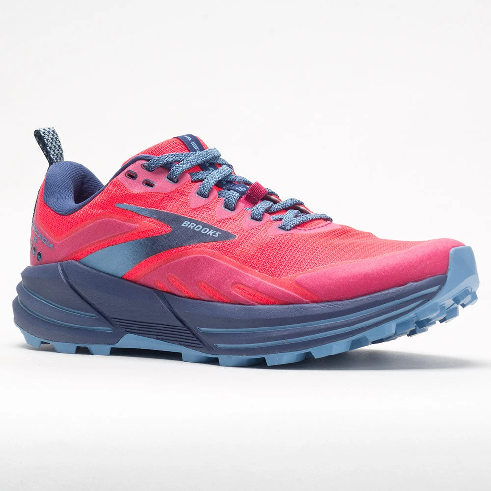 Brooks Cascadia 16 Women's Pink/Flambe/Cobalt 7 Brooks Cascadia 16 Women's Pink/Flambe/Cobalt - Image 5