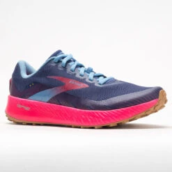 Brooks Catamount Women's Deep Cobalt/Diva Pink/Oyster Mushroom -Wayfinder Shoe Shop 048219 5