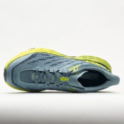 HOKA Speedgoat 5 Men's Stone Blue/Dark Citron -Wayfinder Shoe Shop 049271 2