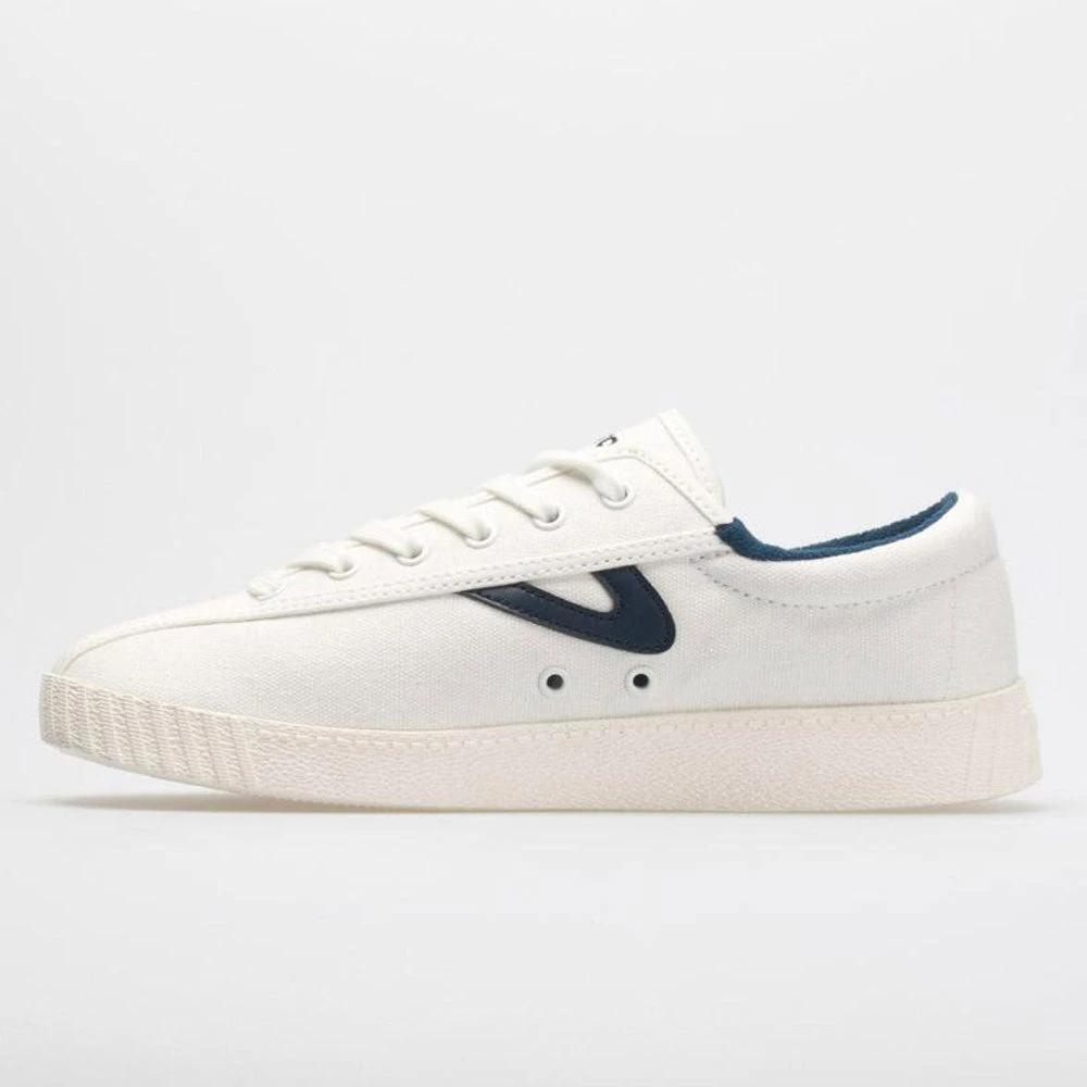 Tretorn Nylite Plus Canvas Women's Vintage White/Navy 4 Tretorn Nylite Plus Canvas Women's Vintage White/Navy - Image 2