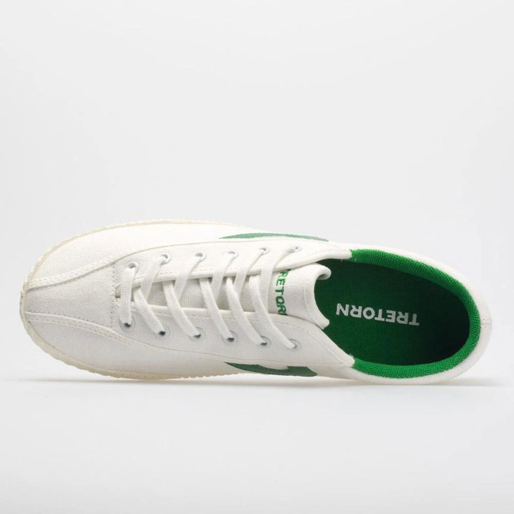Tretorn Nylite Plus Canvas Women's Vintage White/Green 5 Tretorn Nylite Plus Canvas Women's Vintage White/Green - Image 3