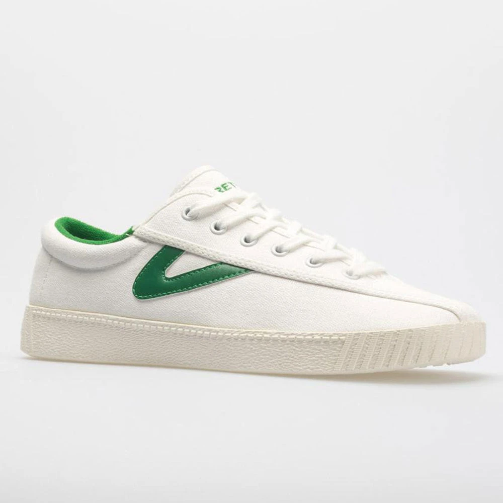 Tretorn Nylite Plus Canvas Women's Vintage White/Green 7 Tretorn Nylite Plus Canvas Women's Vintage White/Green - Image 5