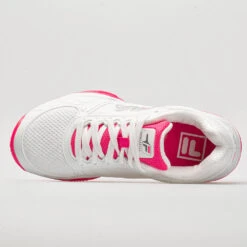 Fila Volley Zone Women's White/Pink/White -Wayfinder Shoe Shop 360236 2