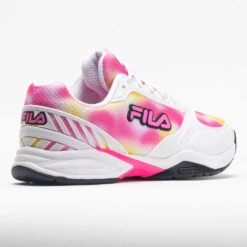 Fila Volley Zone Women's Tie-Dye Print White/Pink/Black -Wayfinder Shoe Shop 370038 6