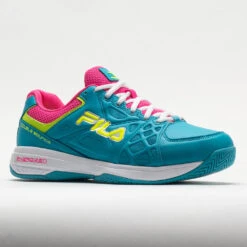 Fila Double Bounce 3 Women's Scuba Blue/White/Safety Yellow -Wayfinder Shoe Shop 370041 5