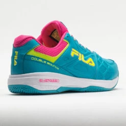 Fila Double Bounce 3 Women's Scuba Blue/White/Safety Yellow -Wayfinder Shoe Shop 370041 6