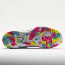 Fila Double Bounce 3 Women's White/White/Multicolor -Wayfinder Shoe Shop 370043 4