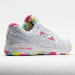 Fila Double Bounce 3 Women's White/White/Multicolor -Wayfinder Shoe Shop 370043 6