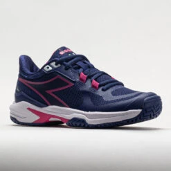 Diadora Trofeo 2 Pickleball Women's Blueprint/Pink Yarrow/White -Wayfinder Shoe Shop 370080 5