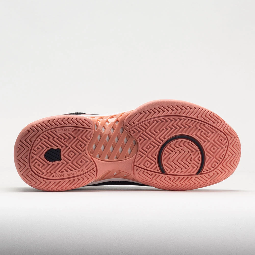 K-Swiss Express Light Pickleball Women's Asphalt/Steel Gray/Peach 6 K-Swiss Express Light Pickleball Women's Asphalt/Steel Gray/Peach - Image 4