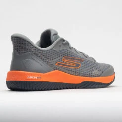 Skechers Viper Court Pro Men's Grey/Orange -Wayfinder Shoe Shop 370104 6
