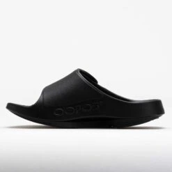 OOFOS OOahh Sport Flex Men's Matte Black -Wayfinder Shoe Shop 570470 1