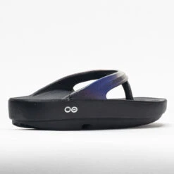OOFOS OOlala Luxe Women's Black/Calypso -Wayfinder Shoe Shop 570568 6