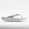 OOFOS OOlala Limited Women's White/Black Leopard -Wayfinder Shoe Shop 570571 3