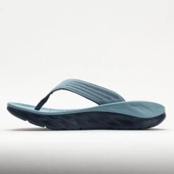 HOKA Ora Recovery Flip Men's Stone Blue/Outer Space -Wayfinder Shoe Shop 570604 1