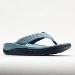 HOKA Ora Recovery Flip Men's Stone Blue/Outer Space -Wayfinder Shoe Shop 570604 5
