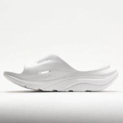 HOKA Ora Recovery Slide 3 Unisex White/White -Wayfinder Shoe Shop 570607 1